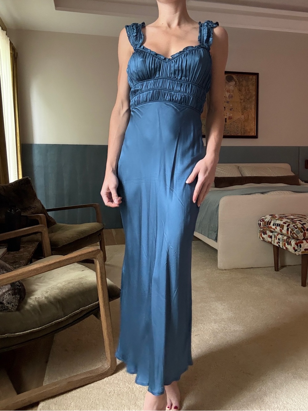 Astr The Label Enola Satin Dress